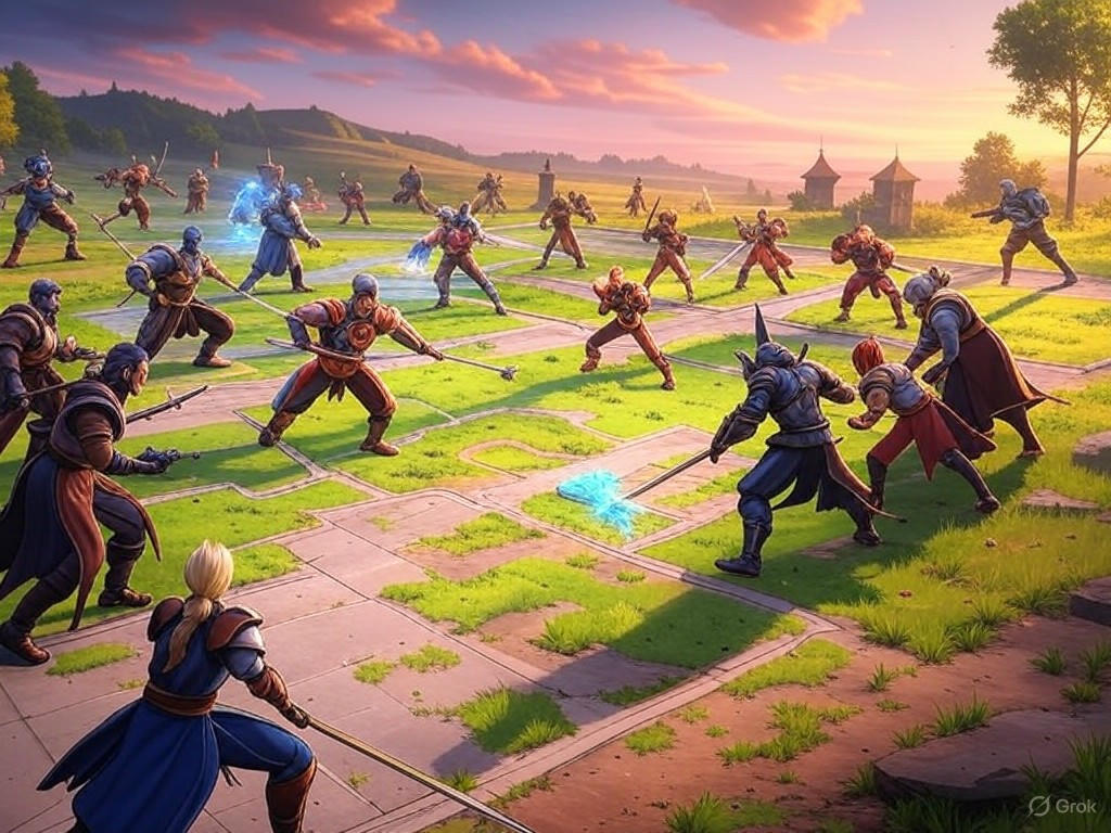 ภาพสนามรบเกม-moba-กลยุทธ์